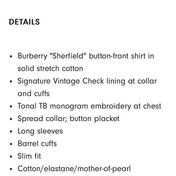 Burberry button downs - Picture 2 of 7